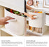 3 Pack 11 inch Closet, RUNKA Storage Cube Baskets - - Square Baskets for Woven Bins - Ideal for Toy Storage | White
