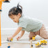 Set Set PlanToys Highway Maintenance Wooden Montessori Vehicle and Imaginative Play | Creativity, Language and Social