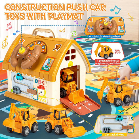1 2 3 1-2 10-in-1 12-18 Baby Toys for Year Old Boy and Girl Gifts Toddler Toys Age Montessori with Sound Lights Music
