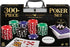 Cardinal Classics 300-Piece Poker Set - Aluminum Carrying Case, Professional Weight Chips, Casino Game for Ages 8+