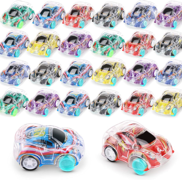 36 Pcs Mini Pull Back Cars Set for Kids Toddlers, Race Car Party Favors, Goodie Bags, Easter Egg Stuffers, Ages 3-8