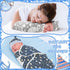 VitalCozy 6 Pack Set 3-7 Lbs) Cotton Baby Swaddle Blanket Wrap with Matching Hat - Preemie Receiving Blanket