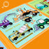 Magnetic Puzzles for Kids Ages 1-3, Travel Toddler Puzzles Ages 2-4, Excavator Refrigerator Magnet Learning Gift