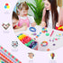 6-12, 1200+ DPAPDI Bracelet Making Kit Toys for Kids, Girls Crafts for Ages Mermaid Weaving Loom Bracelets Kits