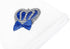Royal Blue Crown Jewels Swaddle Blanket for Newborns