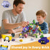 108pcs Set, GobiDex Magnetic Blocks with Action Figures, Interactive Role-Playing Magnetic Building Toy Toddlers STEM