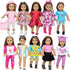 BDDOLL 23 Pcs 18 Inch Girl Doll Clothes and Accessories for 18 Inch