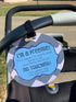 THREE LITTLE TOTS Blue Boy Preemie No Touching Baby Car Seat Sign, Stroller Tag, CPSIA Safety Tested Gift