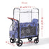 W2 W2, SeedFuture Raincover for Stroller Wagon, Rain Cover Compatible with WONDERFOLD Waterproof, Windproof, Protect