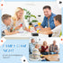 4 Pcs Kids Card Holders, Playing Card Holder for Kids, Plastic Tray for Adults, Happy New Year Family Card Game