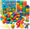 domqo Air Dry Clay Kit 96 Colors for Kids, Lightweight and Non-Sticky Modeling