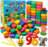 domqo Air Dry Clay Kit 96 Colors for Kids, Lightweight and Non-Sticky Modeling