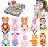 Vueos 10PCS 4inch Set 10 Sets Mini Reborn Baby Dolls with Outfits - Realistic Open Eye Design Child-Safe Role Play Toys