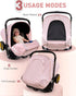 Summer Spring/Summer/Autumn Baby Car Seat Cover Compatible with Doona Car Seat and Stroller,Breathable Sunproof Car