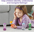 hand2mind Express Your Feelings Sensory Bottles- Secondary Emotions, Toddler Sensory Toys, Quiet Fidgets for Classroom