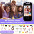 PTHTECHUS Kids Phone Toys for Girls Boys - Toddler Touchscreen MP3 Music Player with Dual Camera