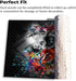 1000 Piece Jigsaw Puzzle for Adults - Tiger and Skull Wooden Puzzle, Educational Toys Gifts (29.5x19.7 Inches)