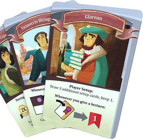 Plan B Games Alma Mater Board Game, Manage a 15th Century University, Resource Management Game for Ages 14+, 2-4 Players