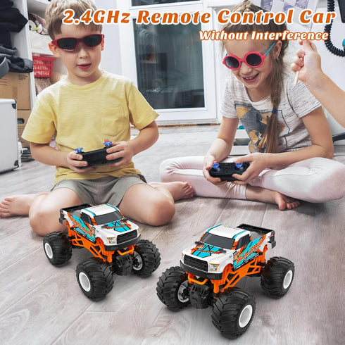 1:16 2.4 4-7 8-12, 20 Remote Control Car, Scale RC Monster Truck for Boys, GHz All Terrain RC Cars for Boys Girls Km/h