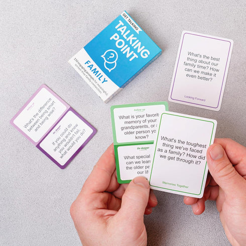 150 50 GET Talking: Family - Expert-Written Questions on Conversation Starter Cards for Families - Fun Family