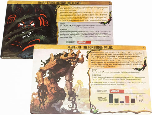 Greater Than Games Spirit Island: Branch & Claw Foil Panels, Cooperative Strategy Board Game Accessory