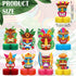 9 Geyee Pcs Hawaiian Luau Honeycomb Centerpiece Tiki Tropical Table Toppers Party Decorations Luau Double Side Table