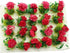 20Pcs Miniature Flower Cluster Grass Flower Tufts - Red Flower Tufts for Mini Dollhouse, Fairy Garden, Railway Scenery