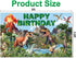 Dinosaur Birthday Decorations, Dino Happy Birthday Banner, Dinosaur Themed Party Supplies for Kids, 6 x 3.6 Feet