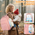 34L Backpack Pack Expandable Diaper Bag Baby Travel Bag with Changing Pad, Waist & Stroller Straps, Lightweight