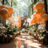 KALOR Orange Balloons, 100 Pcs 5 Inch Mini Matte Latex Balloons for Birthday Decoration, Wedding Party, Baby Shower