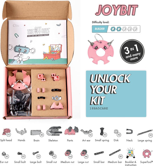 Set, 6 7 8 9 10+ The Off Bits JoyBit Build Your Own Robot Toy Construction Educational Easter Gift Ideas STEM