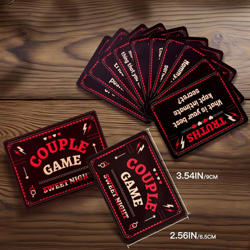 '-50 2 SUNHHX Couple Edition Card Game Conversation Cards Suitable for Couples, Adults, and Teenagers - a Two Player