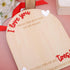 PATRDIO My First Valentine Footprint Wooden Board - Gender Revealing Wooden Decoration, Diy Footprint Wood Craft, Our