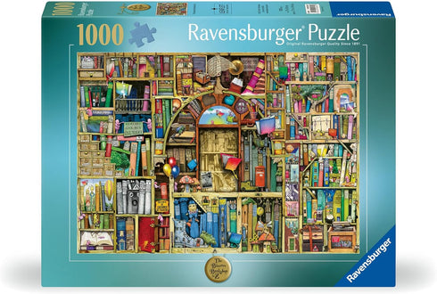2 1000 12000300 Ravensburger The Bizarre Bookshop Piece Jigsaw Puzzle for Adults - - Handcrafted Tooling, Made