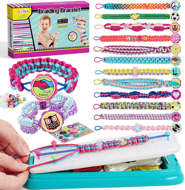 GILI Friendship Bracelet Making Kit for Girls Age 8-12 DIY Arts and