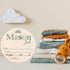 Birth Announcement Photo Prop - Baby Stat Plaque - Wooden Baby Birth Announcement Sign - Newborn Name Sign for Hospital