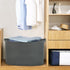 Extra Large Rope Basket, 23.6" x 17" x 12" Wicker Baby Laundry Basket, Kids Toy Storage, Dark Grey