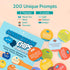 200 T MARIE Conversation Chips Team Building Game - Fun Ice Breaker Cards for Work - Conversation Starters and Team