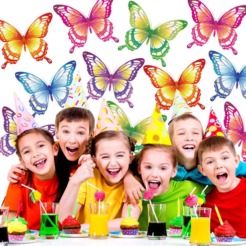 Butterfly Birthday Party Decorations, Supplies for Indoor Home, Outdoor Banner Porch Sign
