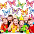 Butterfly Birthday Party Decorations, Supplies for Indoor Home, Outdoor Banner Porch Sign