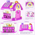 Marstone Montessori Toys for 1-2 Year Old Girls, 8 in 1 Multi-Functional Learning House