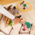 Terra by Battat – 60 Pcs Jungle World Animal Playset, Educational Toys for 3+ Year Old Kids, Realistic Animal Figurines