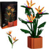Bird of Paradise Flowers Building Blocks Set Ideal for Teens and Adults