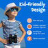 Think Peak Black Binoculars - Science Toy for Kids Ages 4-8, Compact Outdoor Adventure & STEM Educational Gift