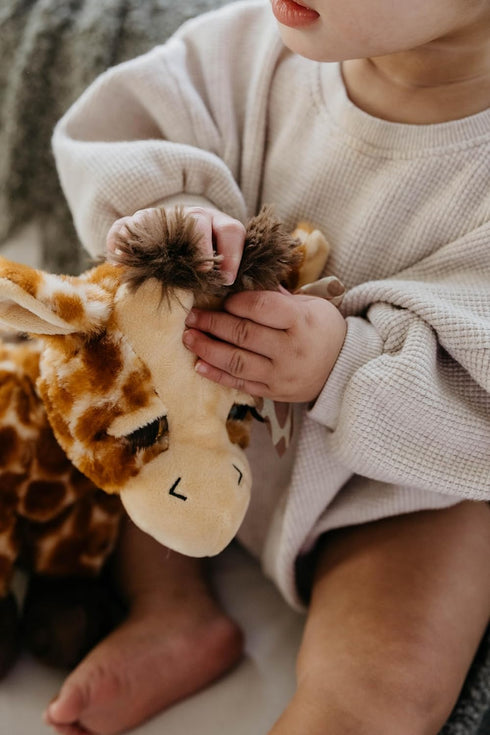 The Petting Zoo Lash'z Giraffe Stuffed Animal, 12 Inch Plush Toy Gifts for Girls