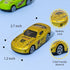 Big Mo's Toys Transport Car Carrier Truck, with 6 Stylish Metal Racing Cars & Carrying Case