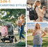 Backpack, Backpacks, MOONBABY Diaper Bag Baby Diaper Bags with Portable Changing Pad and Pacifier Case, Multifunctional