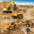 1:18 11-Channel 100-Min 2026 6-12 Metal RC Excavator Toy for Kids | Remote Control Construction Vehicle with Water