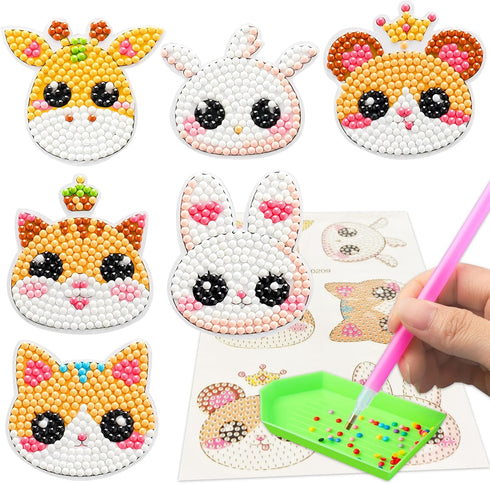 SINHOWANG Diamond Art Kits for Kids 4-8 Years Old, Arts and Crafts for