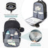 Backpack, LOVEVOOK Diaper Bag Quilted Baby Bag with Changing Pad & Pacifier Holder, Waterproof Travel Diaper Bags